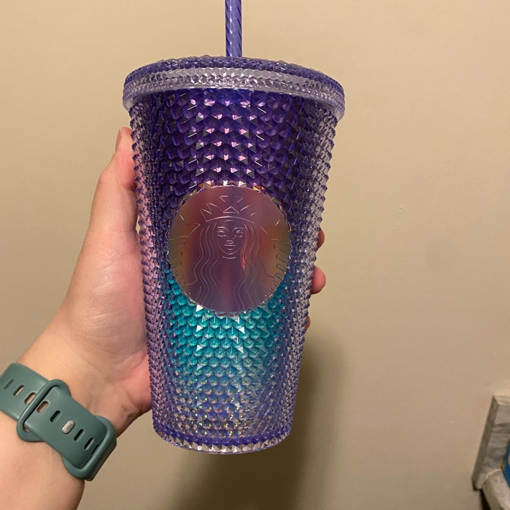 Starbucks mermaid studded tumbler
